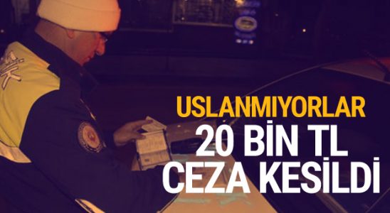 Isparta'da drift atan sürücülere 20 bin lira ceza