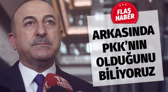 Çavuşoğlu'ndan flaş laflar: Artta PKK'nın olduğunu öğreniyoruz