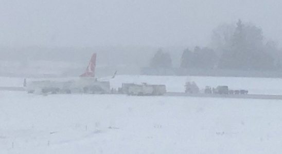 Türk Hava Yolları uçağı kar sebebiyle pistten çıktı!