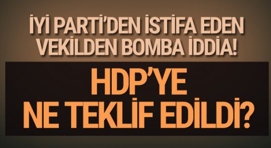 İYİ Parti'den istifa eden milletvekilinden çok konuşulacak HDP iddiası!