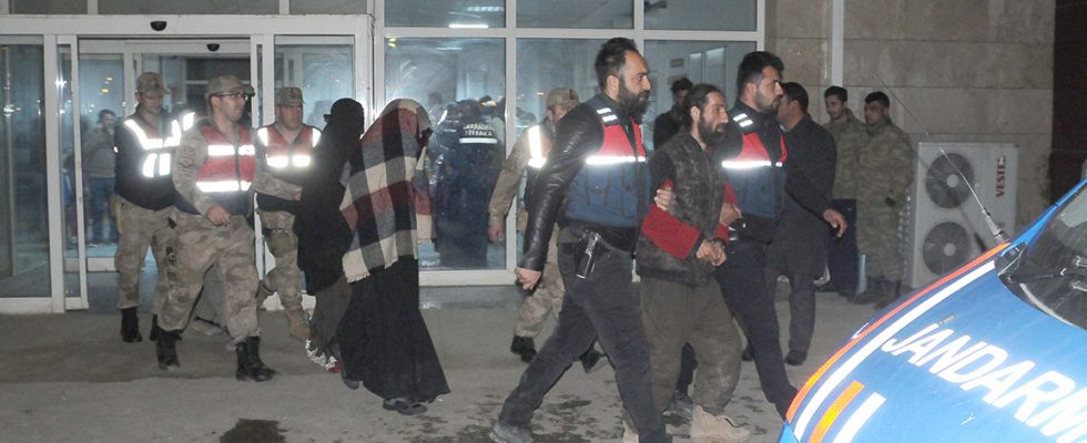 Suriye'ye kaçmaya çalışırken tutulan 4 terörist hapsedildi!