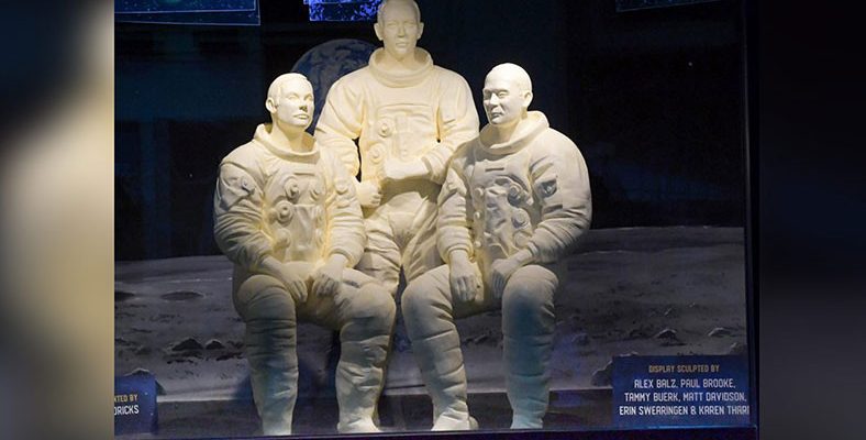 Apollo 11 Astronotlarının Tereyağından Heykeli Yapıldı