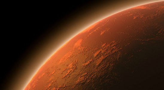 Mars'ın Kutup Bölgesinde Alana Gelen Kum Kasırgası Görüntülendi