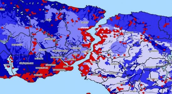 İstanbul'un Büyük Risk Altında Olduğunu Gösteren Deprem Haritası Yayınladı
